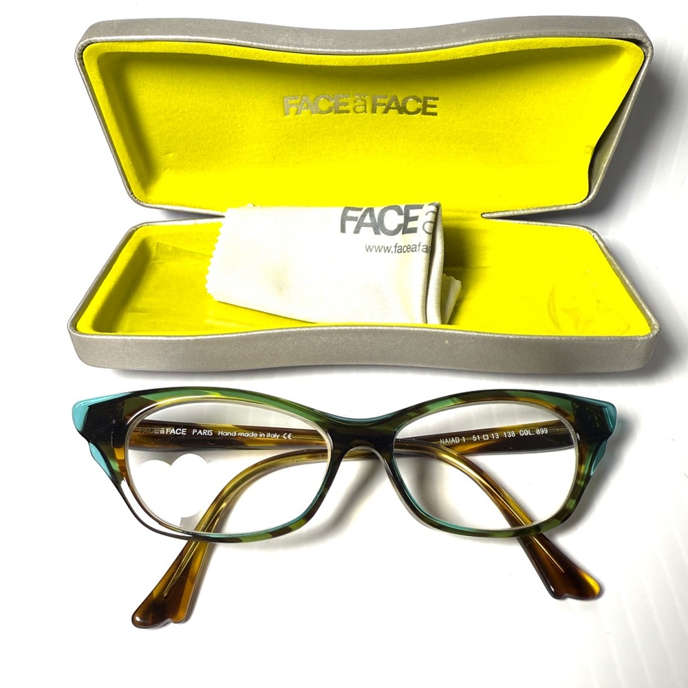 Women's Green and Brown Glasses